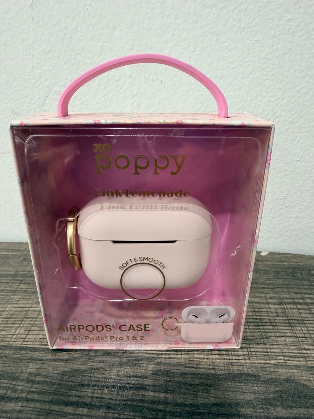 XO Poppy AirPods Pro Case 1 & 2 - Pink